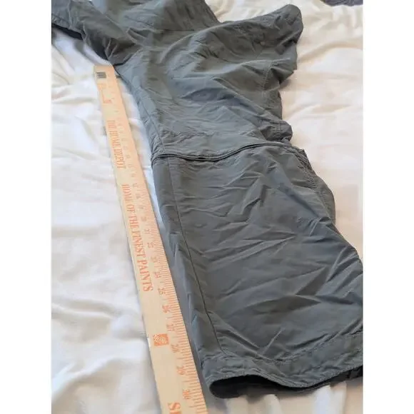 Kuhl Mountain Culture Zip Off Capri Hiking Outdoor Pants Army Green Wmns Sz 14 - Picture 7 of 12